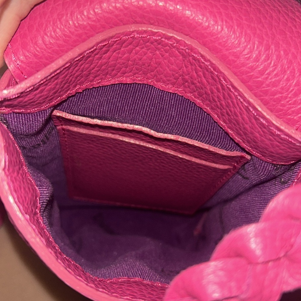 Daniella Ortiz Pink Leather Crossbody‎ Bag - Picture 6 of 6